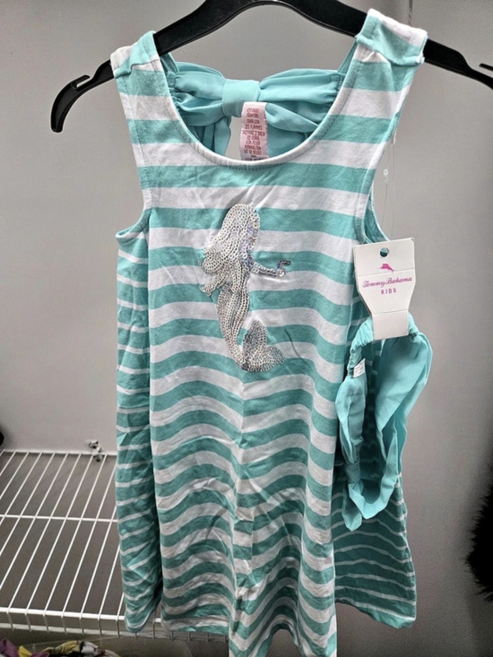Raspberry Republic Girls Striped Dress Size 7 NWT